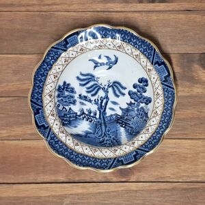 Blue and White Porcelain Dinner Plate